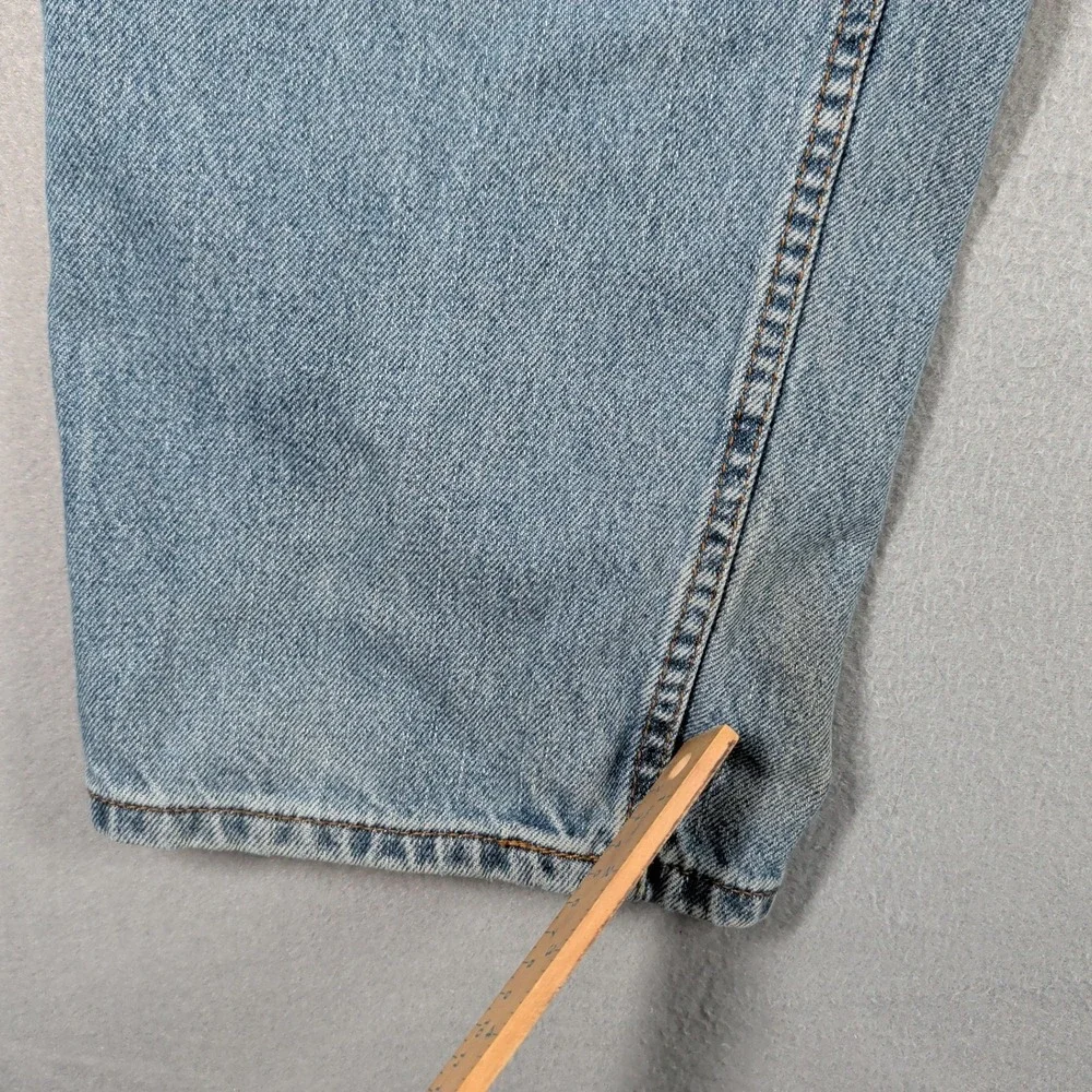 Levi's 550‎ Jeans Men's 42x29 Light Wash Denim Relaxed Fit Straight